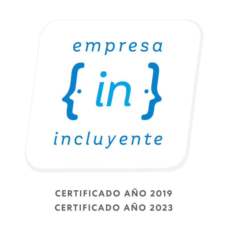 Logo Empresas Incluyentes Andi | Inclusión Discapacidad Intelectual. Certificado 2019 y 2023