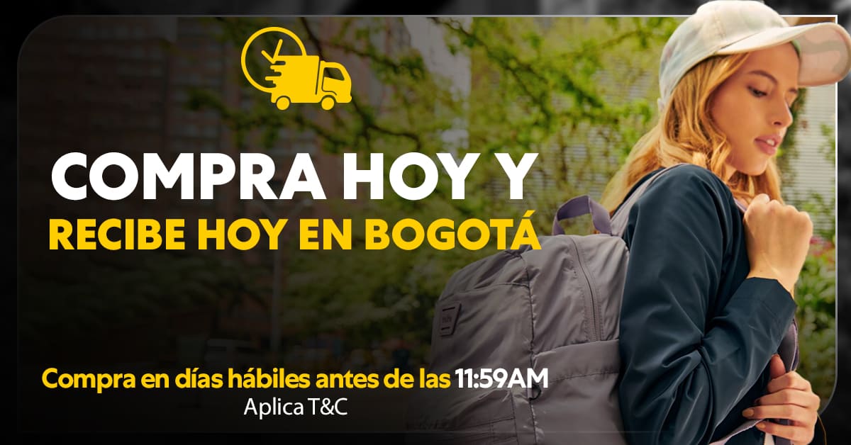 Compra hoy y recibe hoy mismo en Bogotá